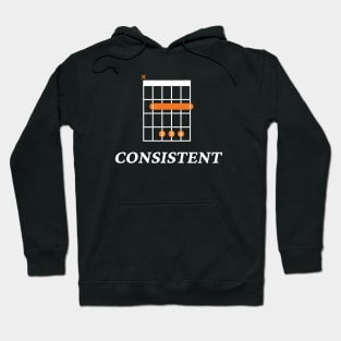 B Consistent B Guitar Chord Tab Dark Theme Hoodie